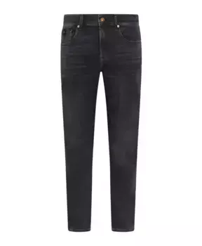 Узкие зауженные джинсы из специального выпуска. 7 For All Mankind, черный