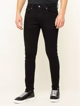 Узкие зауженные джинсы Levi's, черный