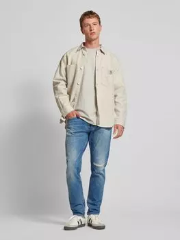 Узкие зауженные джинсы с 5 карманами, модель «AUSTIN» Tommy Jeans, синий