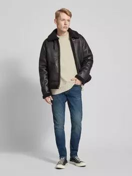 Узкие зауженные джинсы с пятью карманами Calvin Klein Jeans