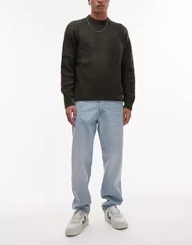 Узкие зауженные джинсы Toby светло-голубого цвета Selected Homme