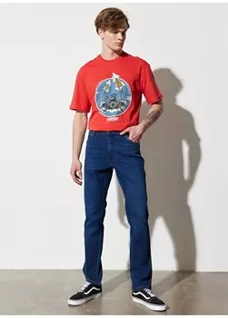 Узкие зауженные мужские джинсовые брюки с низкой талией Wrangler