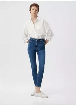 Узкие женские джинсовые брюки с высокой талией Super Skinny Fit 100980-33687 Mavi