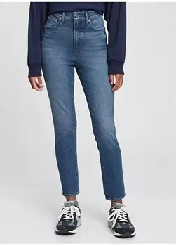 Узкие женские джинсовые брюки узкого кроя с высокой талией Gap