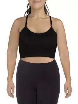Узкий бюстгальтер для фитнеса и тренировок для женщин Fila, черный