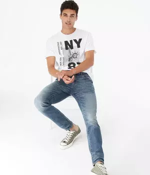 Узкий Джин Aeropostale, синий