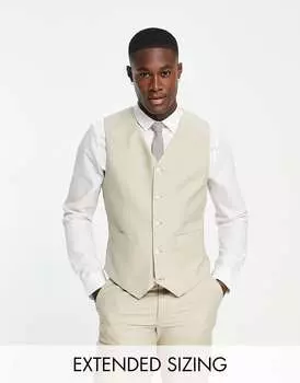 Узкий каменный жилет ASOS