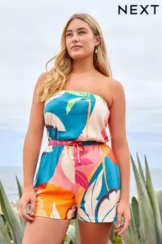 Узкий комбинезон-бандо Next, розовый