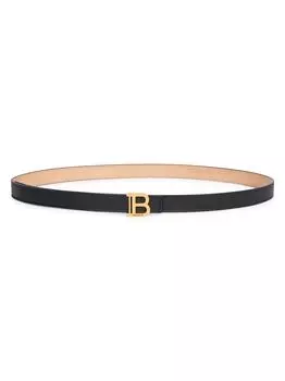 Узкий кожаный ремень B Balmain