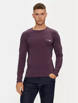 Узкий крой с длинным рукавом Emporio Armani Underwear, фиолетовый