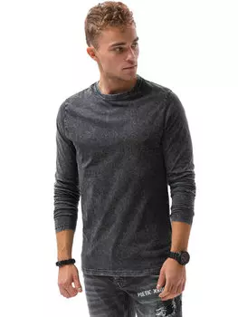 Узкий крой с длинным рукавом Ombre, черный