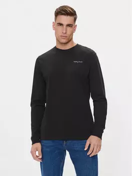 Узкий крой с длинным рукавом Tommy Jeans, черный