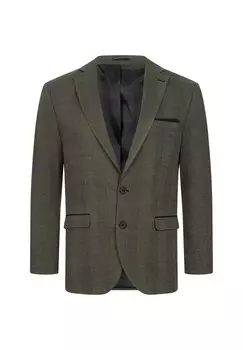 Узкий пиджак INDUMENTUM, темно-зеленый