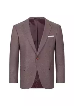 Узкий пиджак INDUMENTUM, винно-красный