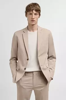 Узкий пиджак Paris Mango, бежевый