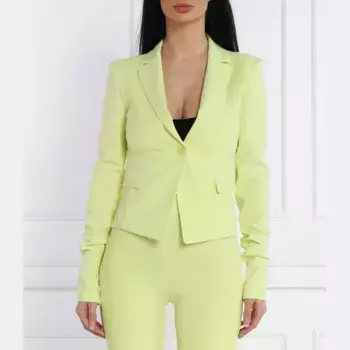 Узкий пиджак Patrizia Pepe, зеленый