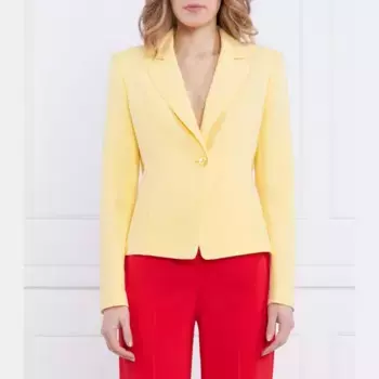 Узкий пиджак Patrizia Pepe, желтый