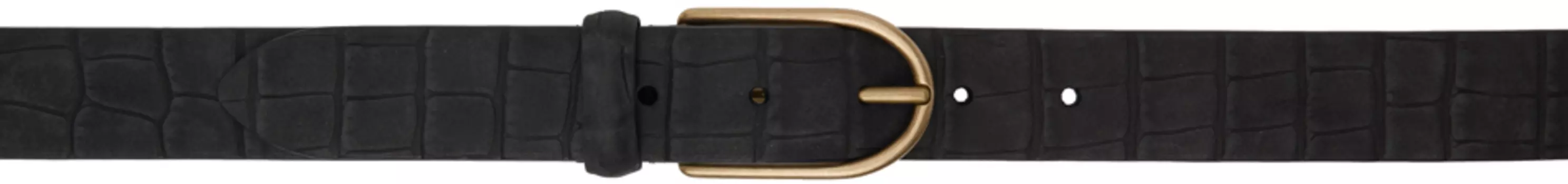 Узкий пояс Anderson's, черный