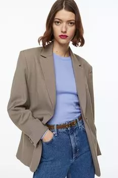Узкий ремень H&amp;M, коричневый
