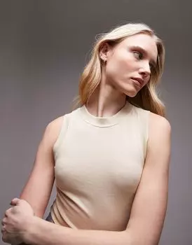 Узкий жилет Topshop из камня