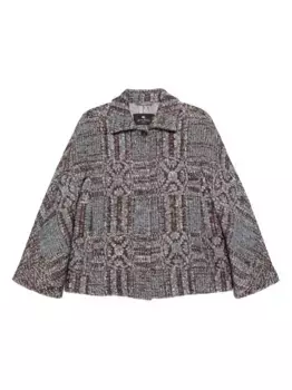 Узорчатая куртка ETRO, синий