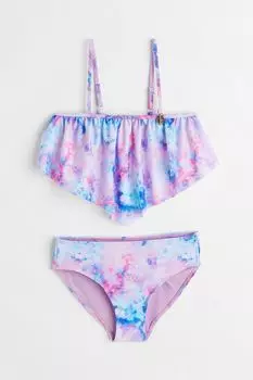 Узорчатое бикини с оборкой H&amp;M