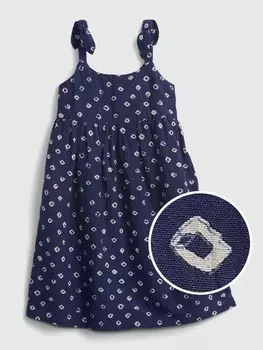 Узорчатое платье Gap, синий