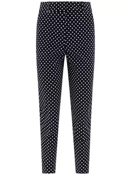 Узорчатые брюки Peserico, синий