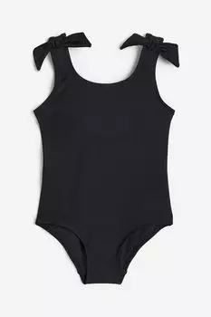 Узорчатый купальник H&M, черный