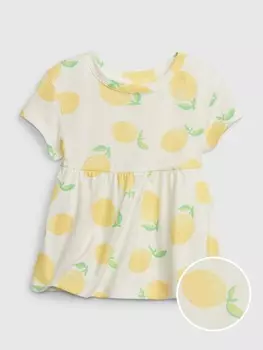 Узорчатый топ Gap, желтый