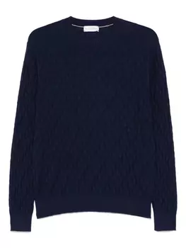 Узорчатый жаккардовый свитер Ballantyne, синий