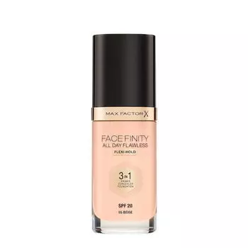 В1 Flexi-Hold, Тональный крем для лица 3в1, 55 Бежевый, Spf 20, 30 мл Max Factor, Facefinity All Day Flawless 3