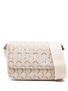 V°73 сумка через плечо с логотипом Responsibility, белый