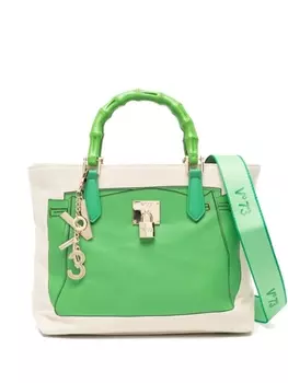 V°73 сумка на плечо с графичным принтом, нейтральный цвет