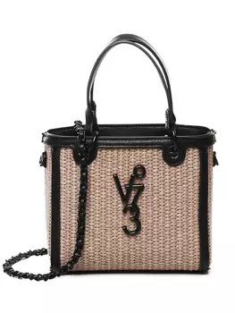 V°73 сумка-сэтчел с тисненым логотипом, нейтральный