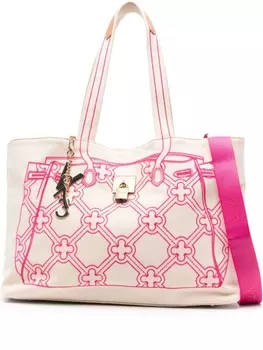 V°73 сумка-тоут Must с логотипом, нейтральный цвет