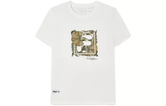V&a X Футболка женская Cloud White Fila