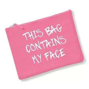 В этой сумке находится моя косметичка для лица 60 SECOND MAKEOVER, розовый