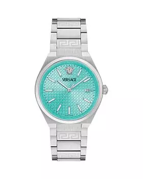 V-Auria Watch, 39 мм Versace, серебряный