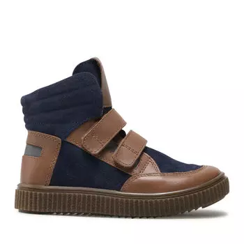 Вьетнамки Bartek 4435-5D5P Be/Ocean, коричневый/темно-синий