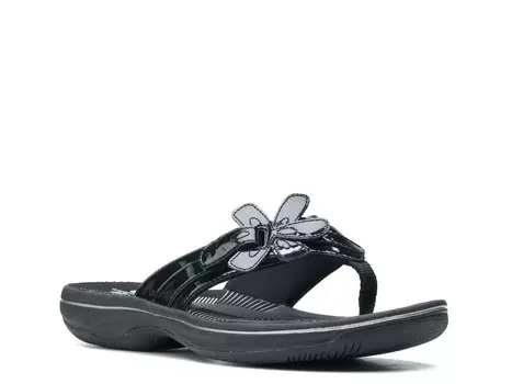 Вьетнамки Brinkley Flora Clarks, черный