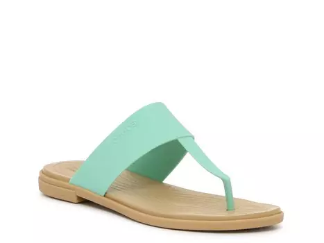 Вьетнамки Crocs Tulum, светло-голубой/бежевый