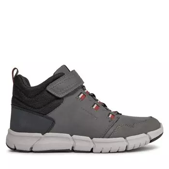 Вьетнамки Geox J Flexyper B Abx J949XA 032FU C1102 D Grey/Dk Red, серый