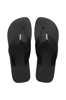 Вьетнамки из базового материала Urban, черные Debenhams, черный