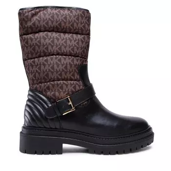 Вьетнамки MICHAEL KORS Layton Bootie 40F2LTFE5Y Blk/Brown, черный