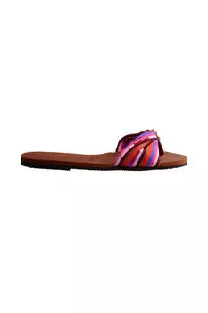 Вьетнамки с принтом Havaianas You Saint Tropez Havaianas, коричневый