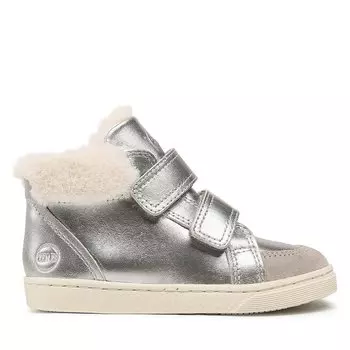 Вьетнамки Ten IS Ten Base Hi Fur NTCBAT0405 M Dk Silver/Beige, серебро