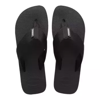 Вьетнамки унисекс из городского базового материала Havaianas, черный