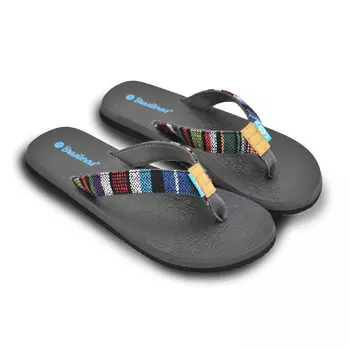 Вьетнамки женские пляжные сандалии brasileras бирюзового цвета на резиновой подошве, бирюзовый / бирюзовый