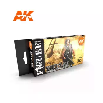 Вьетнамская зеленая и камуфляжная униформа, 3rd Gen Acrylic Paint Sets